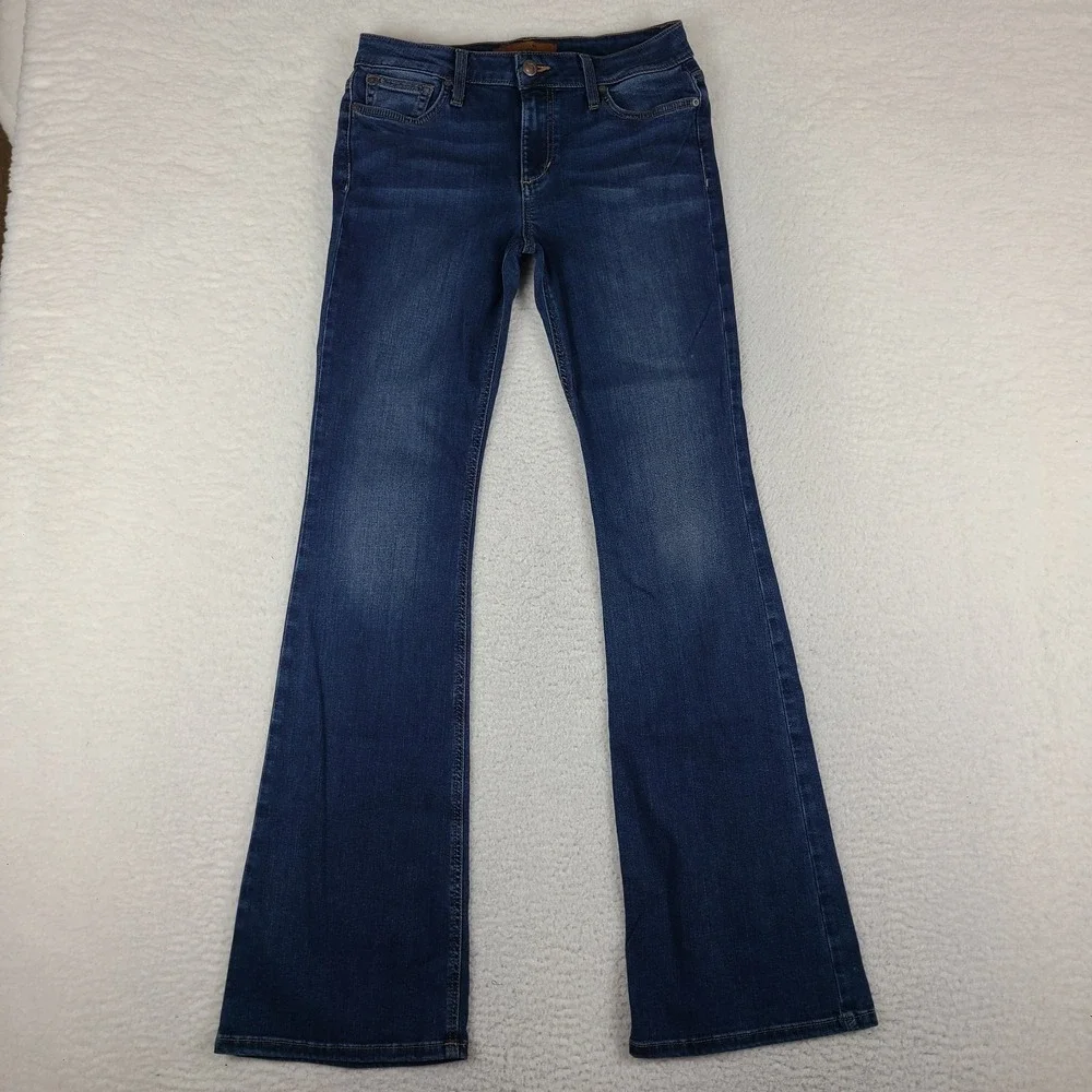 Joe's Jeans Womens 29 Blue Flawless The icon Flare Mid Rise CAMILLA Dark Wash